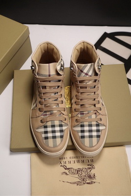 Burberry High-Top Fashion Men Shoes--004